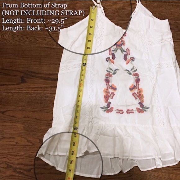 Embroidered Swim Coverup Dress - Picture 7 of 9